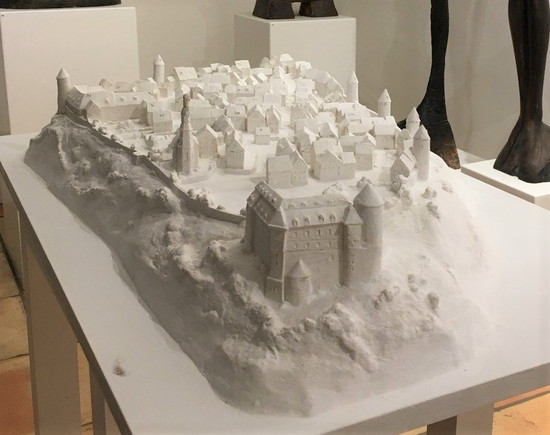 Löhnberger Stadtmodell vor der Fertigstellung